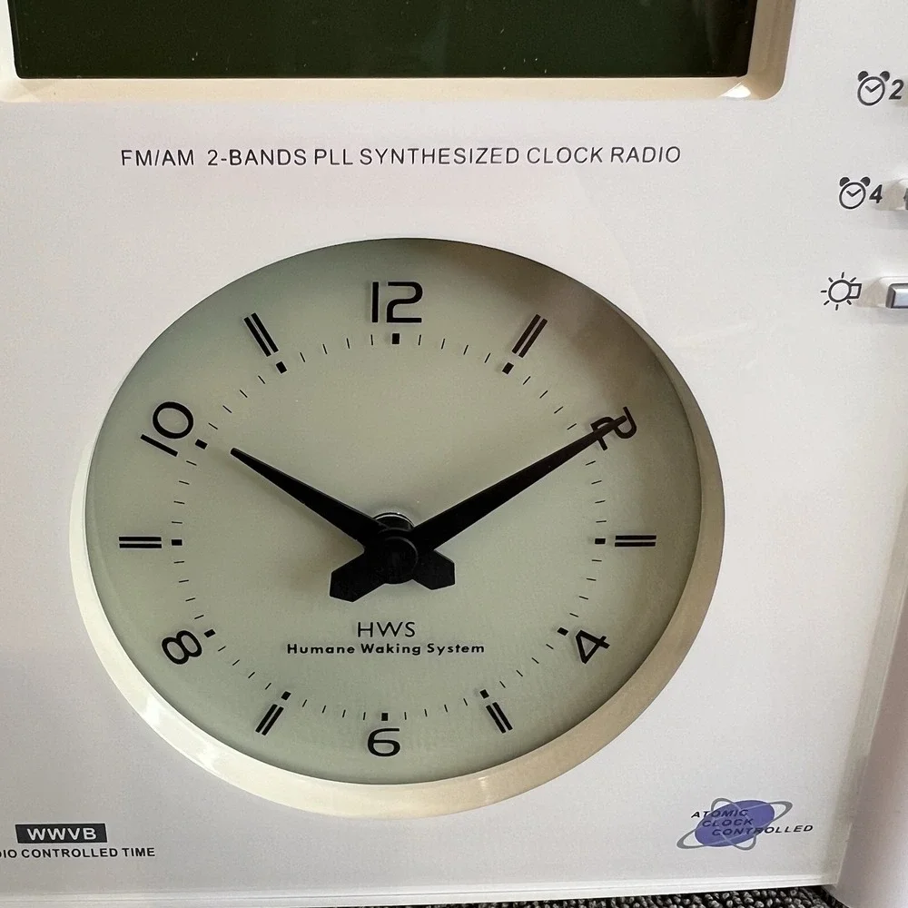 Sangean Atomic Clock Radio Humane Wake System Tested